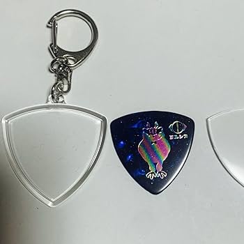 Amazon.co.jp: ヨルシカピック ピックキーホルダー付 青キラ